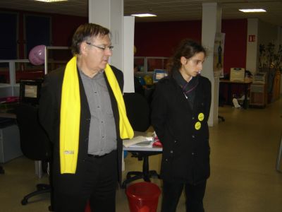 Michel, le coordinateur dÃ©partemental, avec Maximin, le parrain dÃ©partemental
