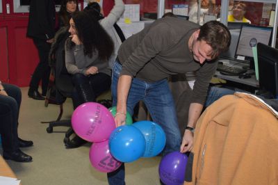 Un bouquet de ballons
